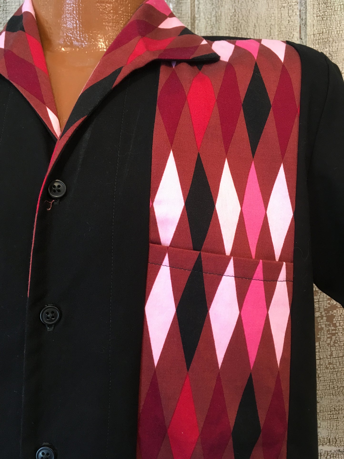 Martini Shirt- Sable/ Red Diamond
