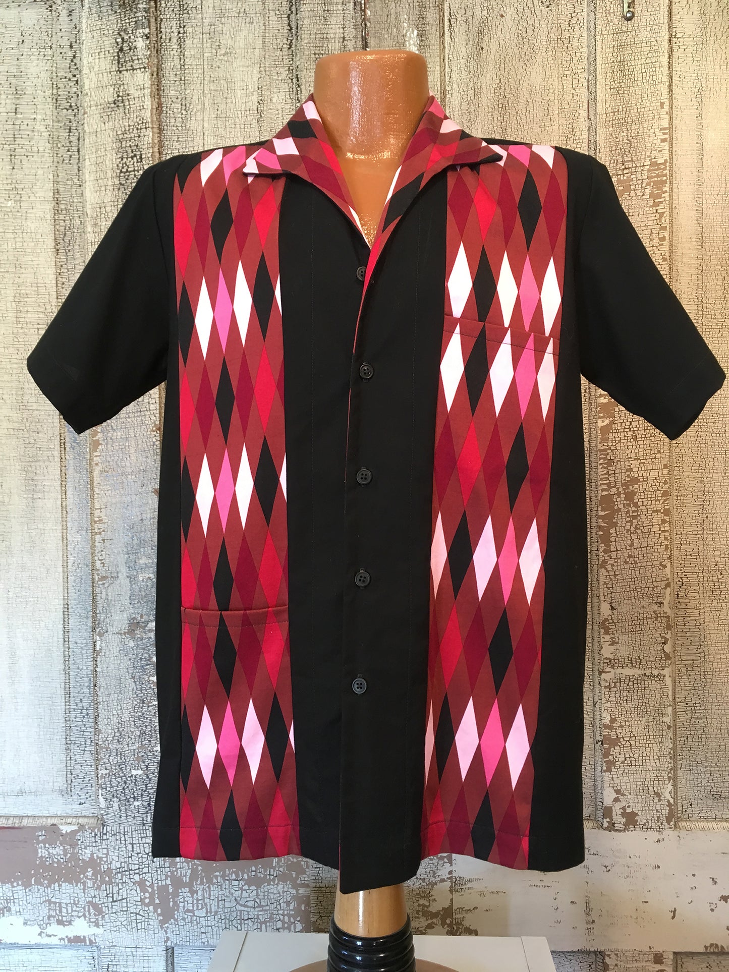 Martini Shirt- Sable/ Red Diamond
