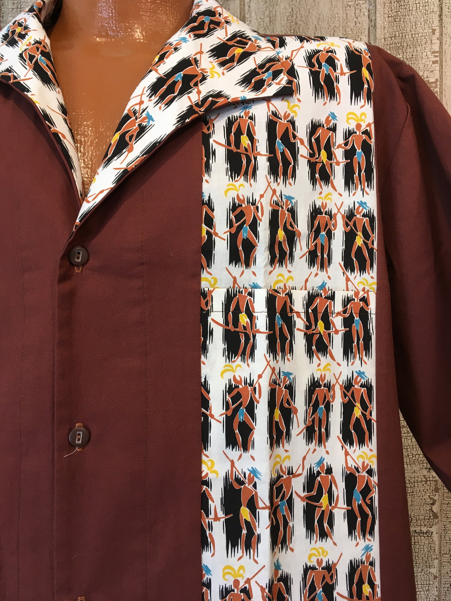 Martini Shirt- Cordovan/ Zimbabwe