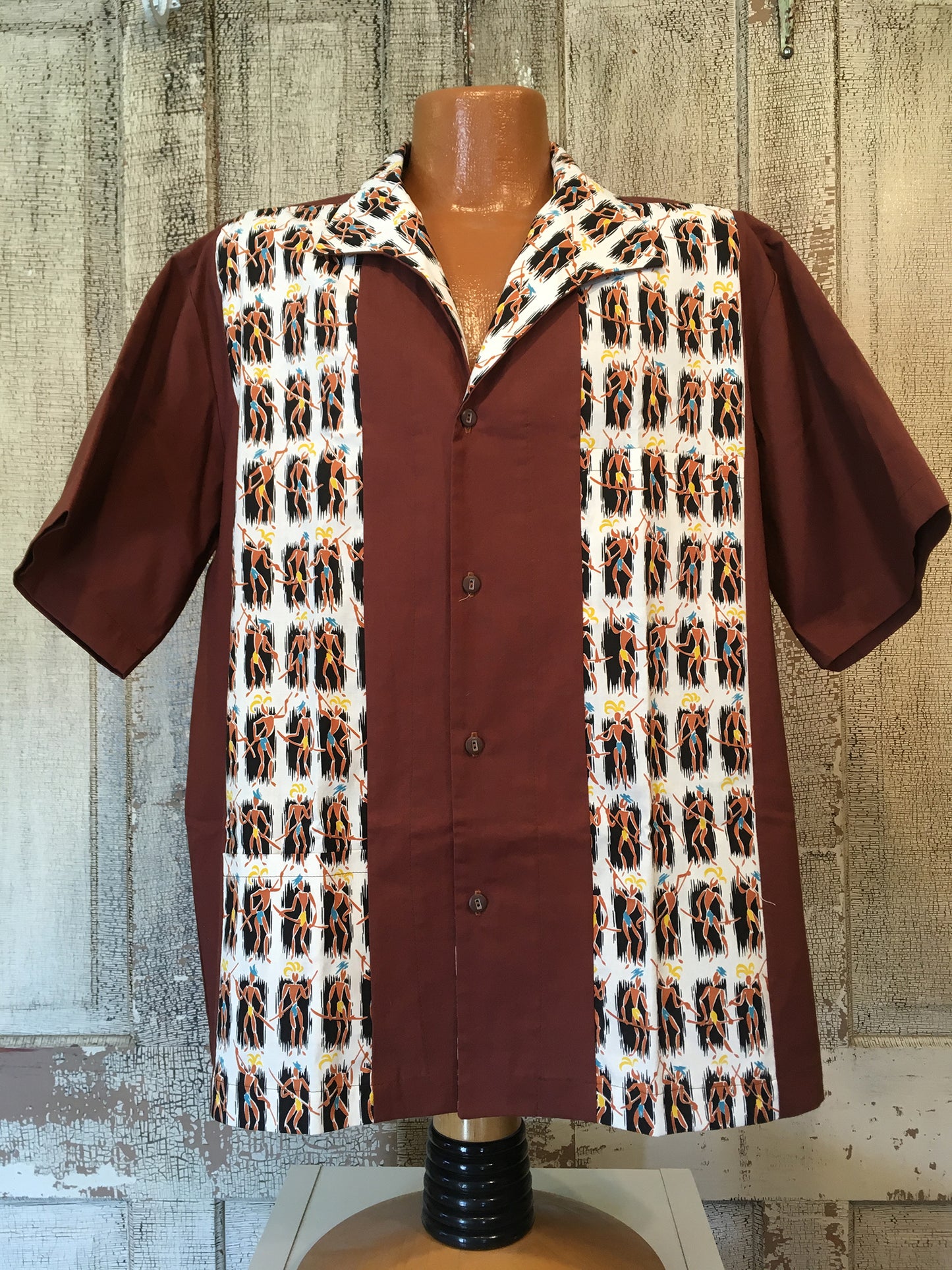 Martini Shirt- Cordovan/ Zimbabwe