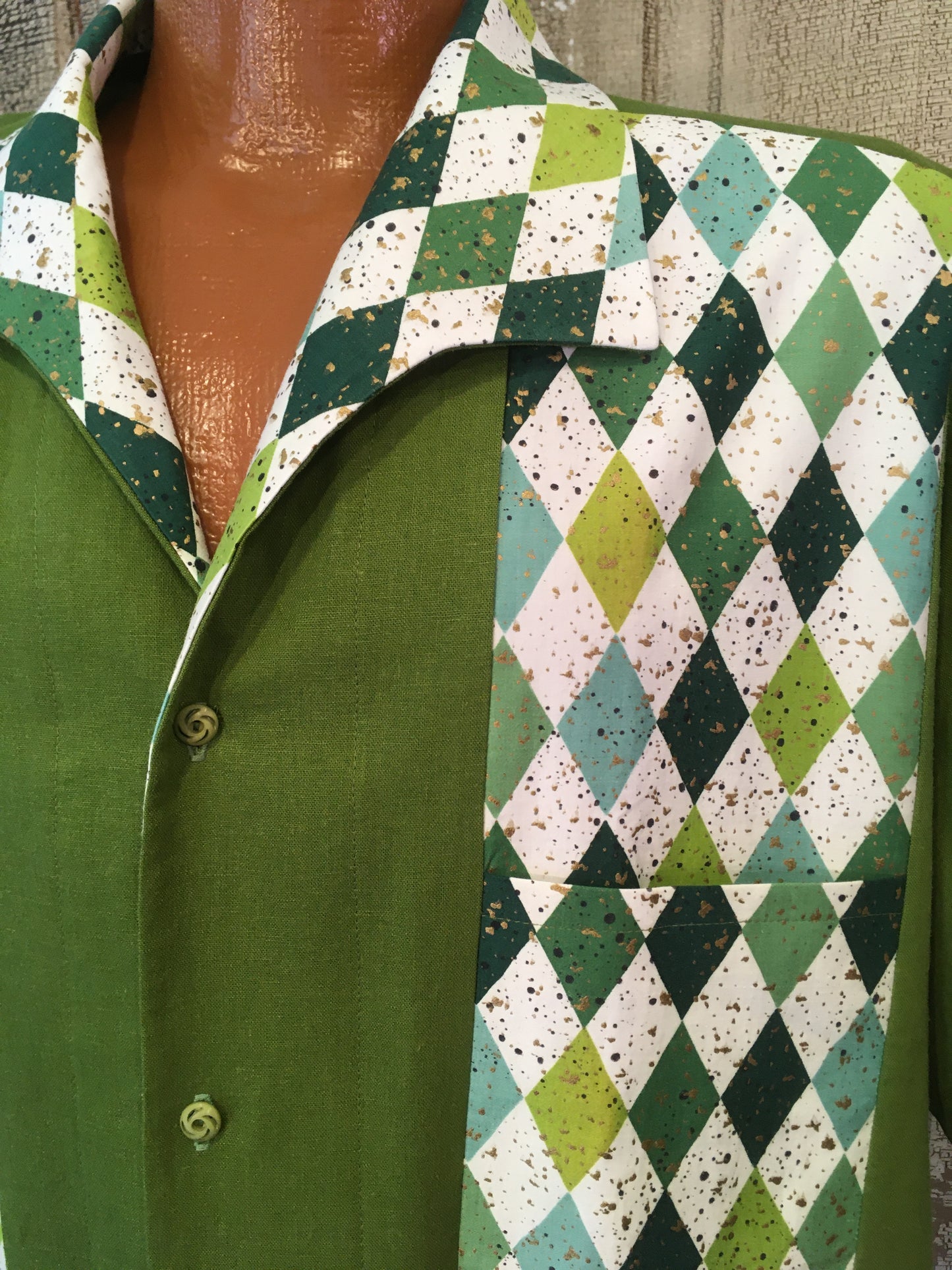 Martini Shirt- Galaxy/ Teal Diamond