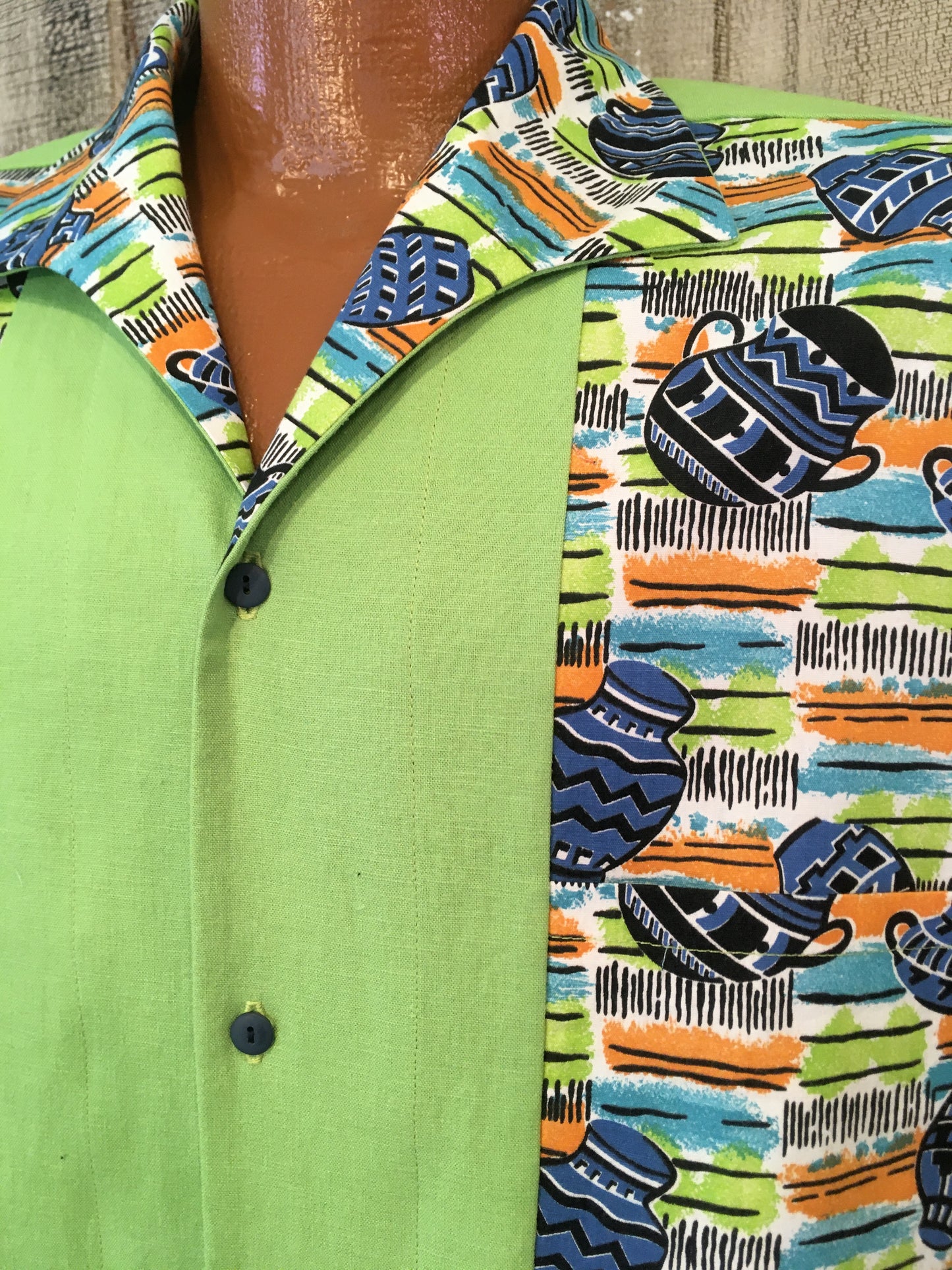 Martini Shirt- Lime/ Clay Pots
