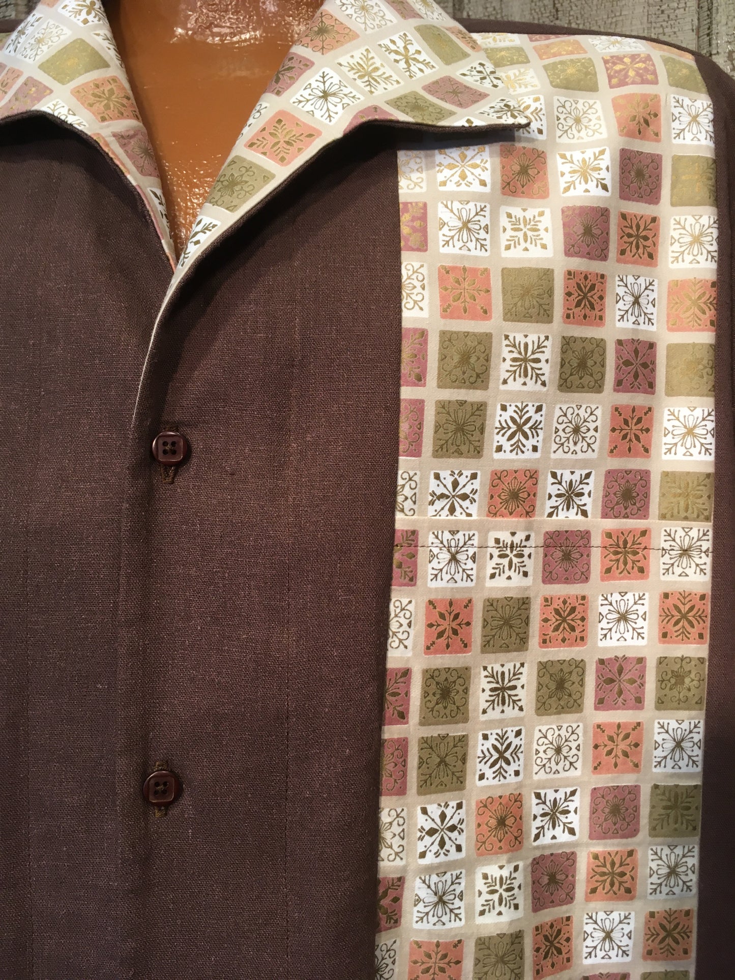 Martini Shirt- Cordovan/ Granada