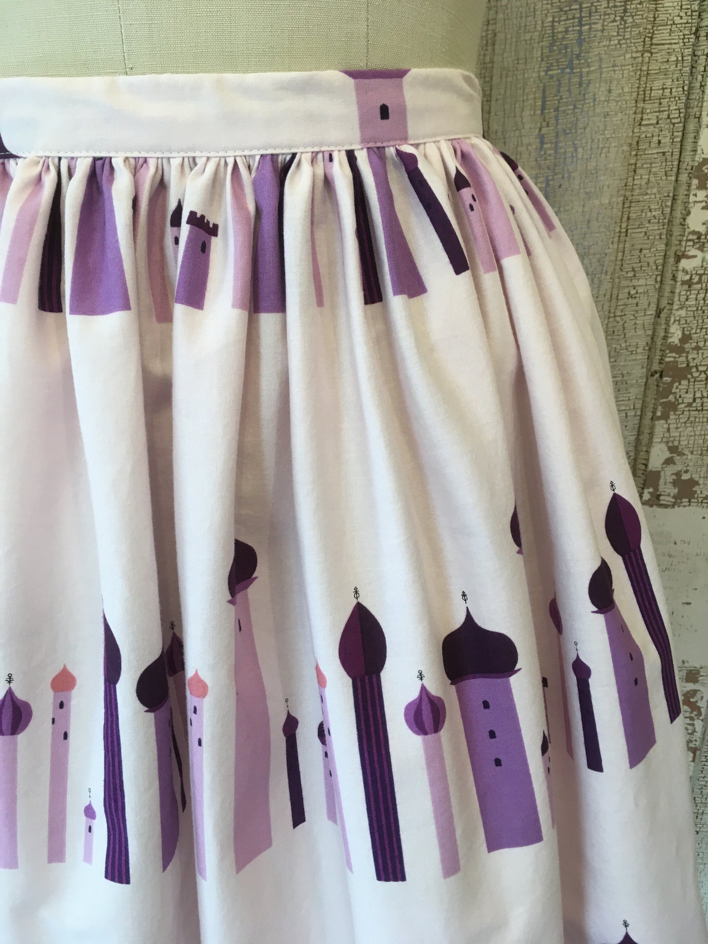 Gidget Skirt "Purple Minarets"