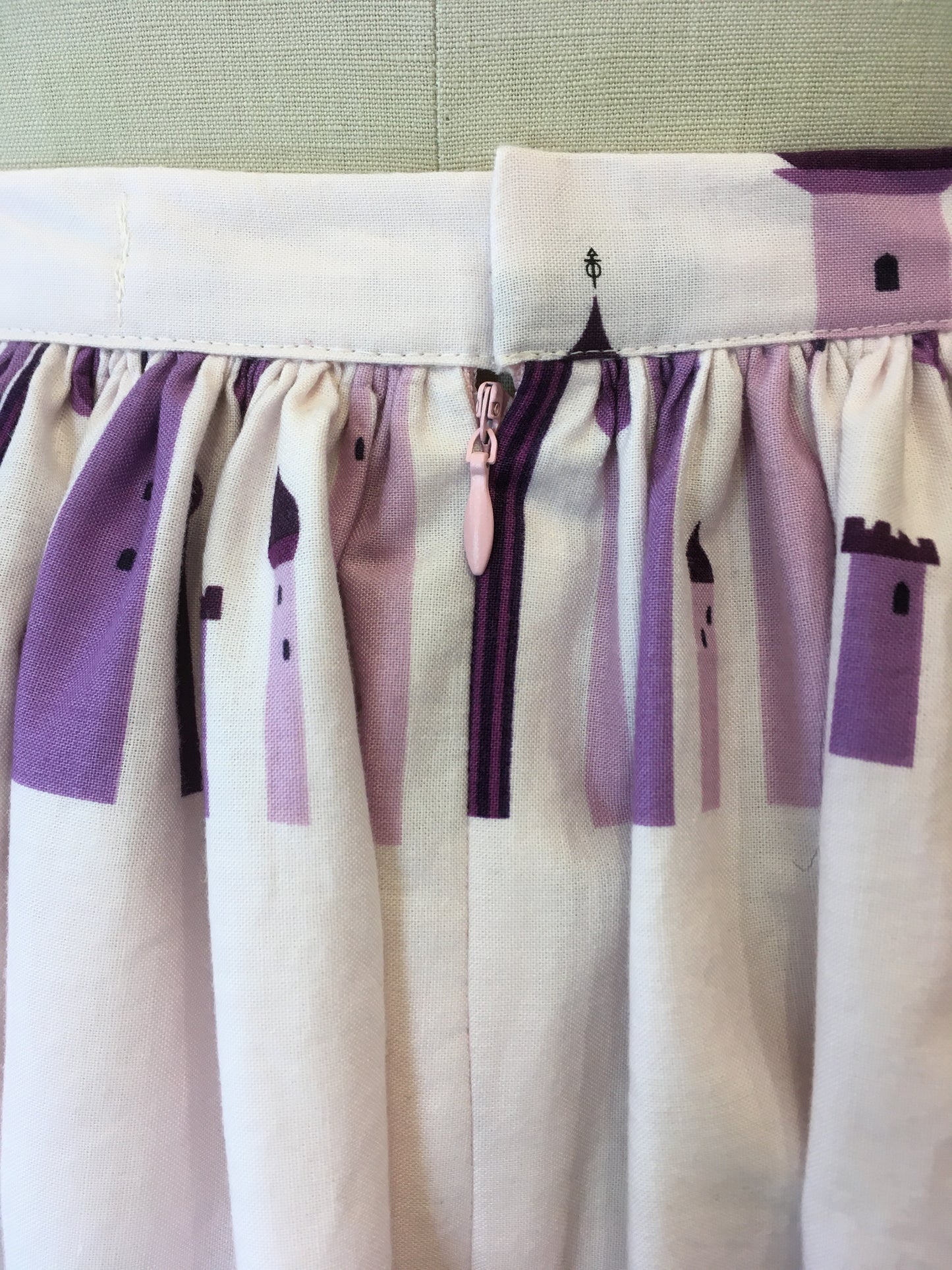 Gidget Skirt "Purple Minarets"