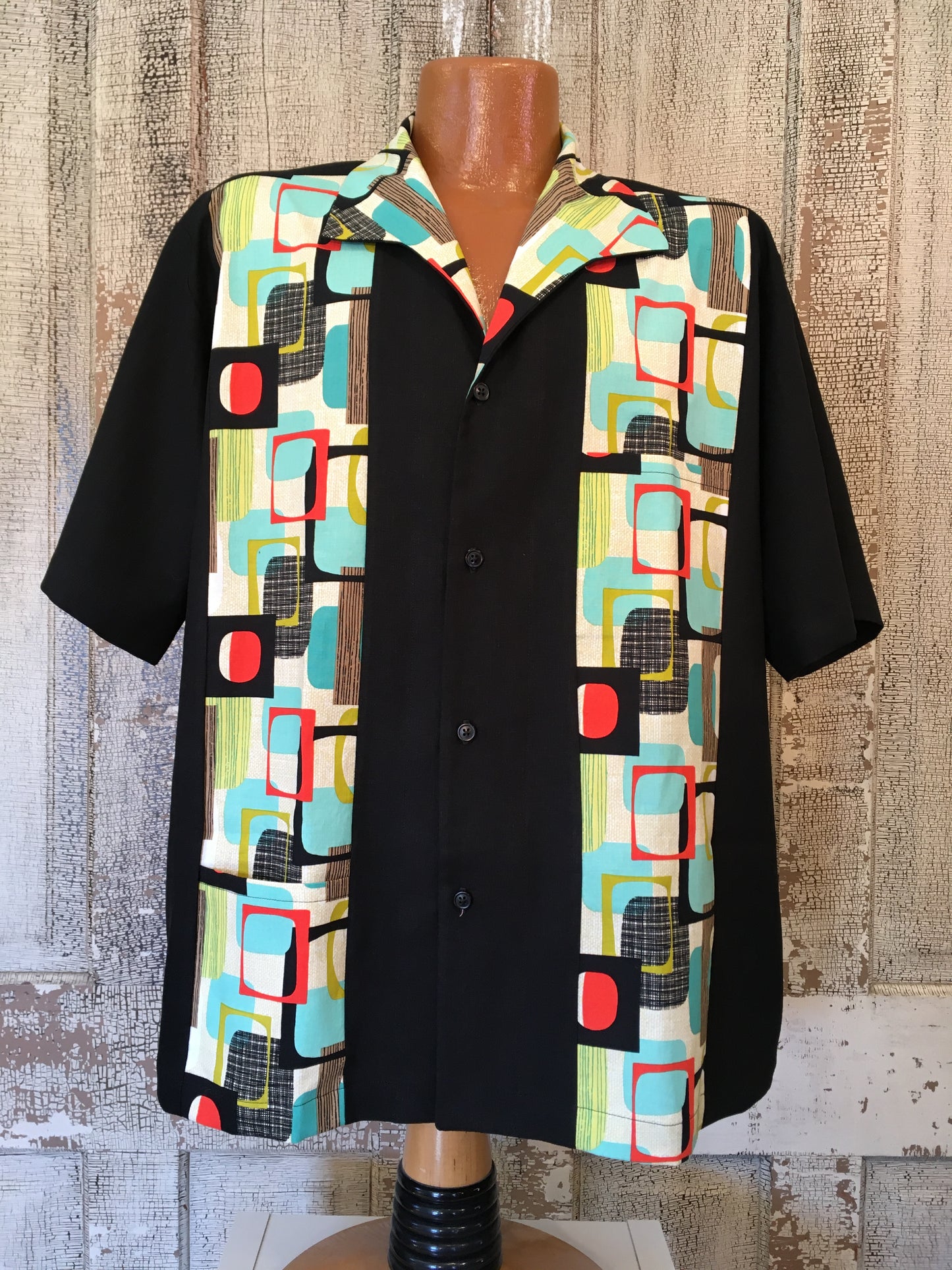 Martini Shirt- Sable/ Turquoise Frames