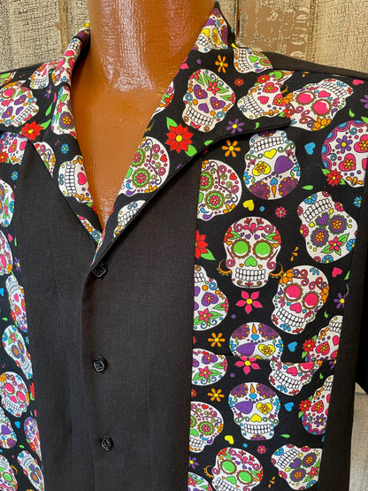 Martini Shirt- Sable/Day of the Dead