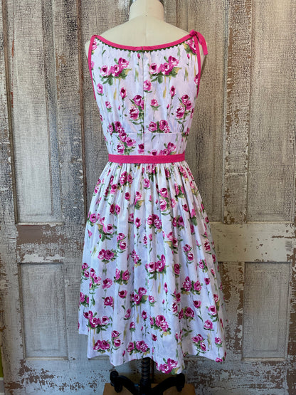 Picnic Dress in Sweet Rose Print