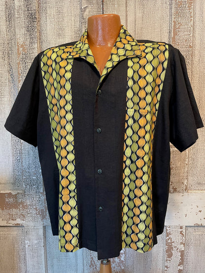 Martini Shirt-  Sable/ Black Scallions