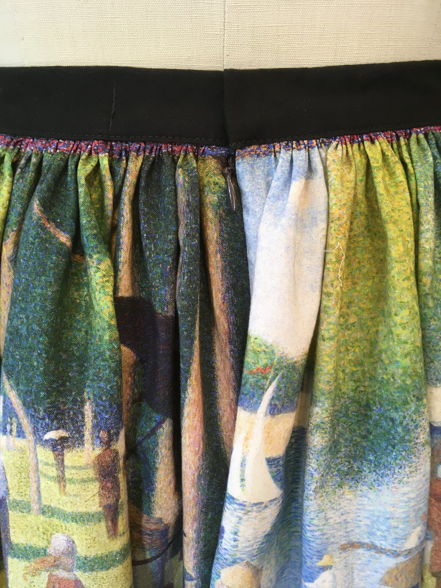 Gidget Skirt- "Sunday Seurat"