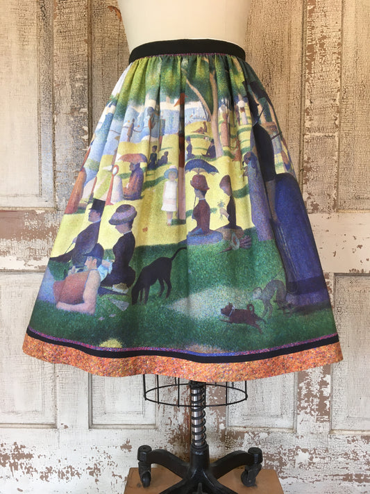 Gidget Skirt- "Sunday Seurat"